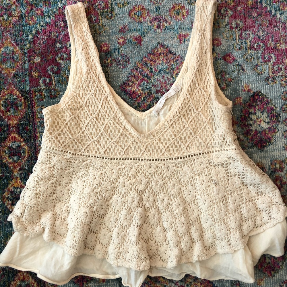 Zara crochet top